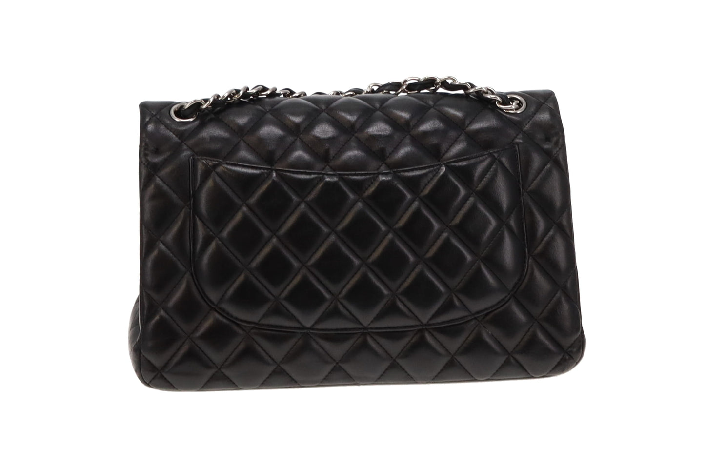 Chanel Jumbo Classic Double Flap Bag With Silver Hardware 2012