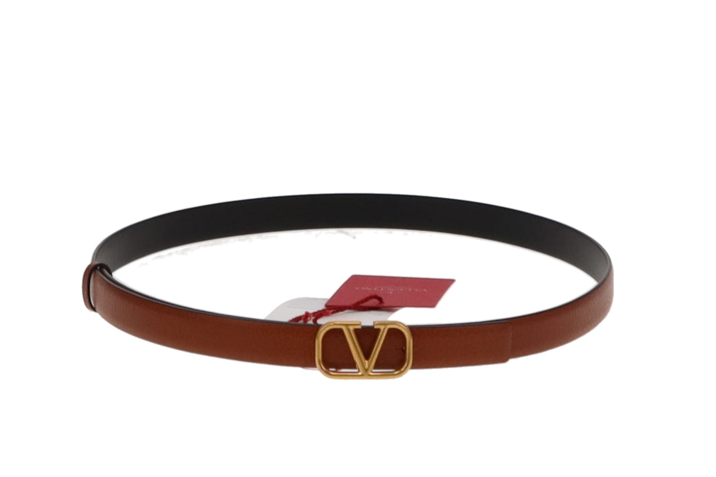 Valentino Belt Tan Leather 90cm
