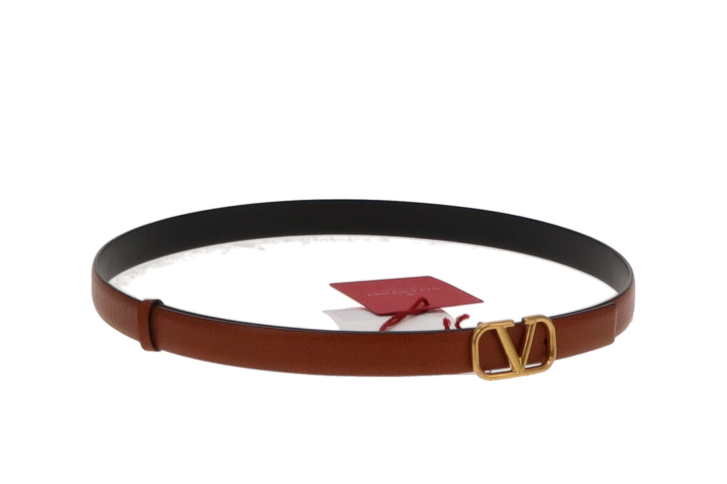 Valentino Belt Tan Leather 90cm