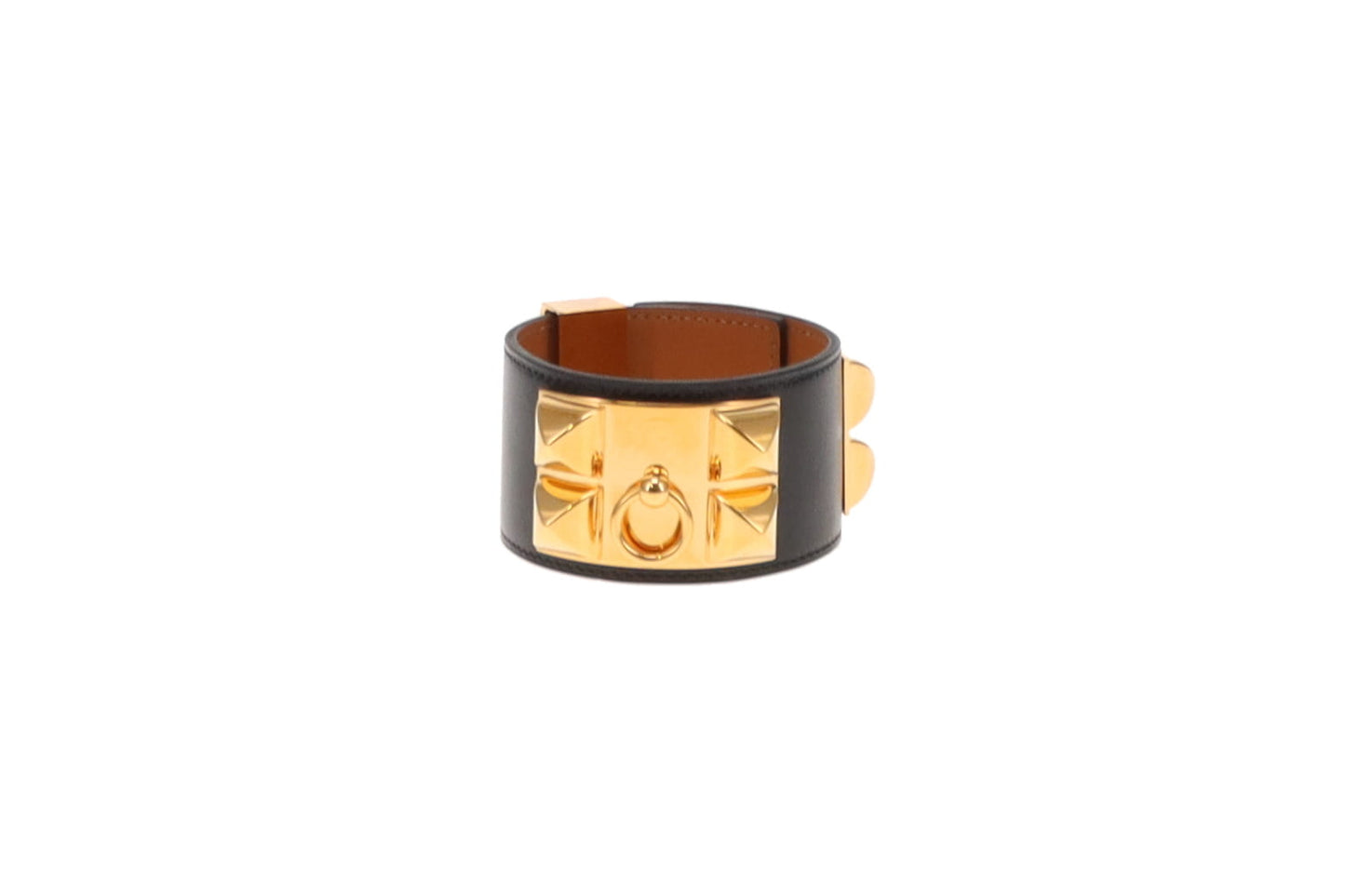 Hermes Black GHW Collier de Chien Bracelet 2020 (T3)