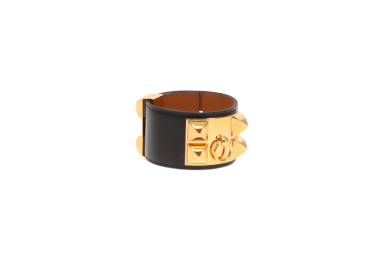 Hermes Black GHW Collier de Chien Bracelet 2020 (T3)
