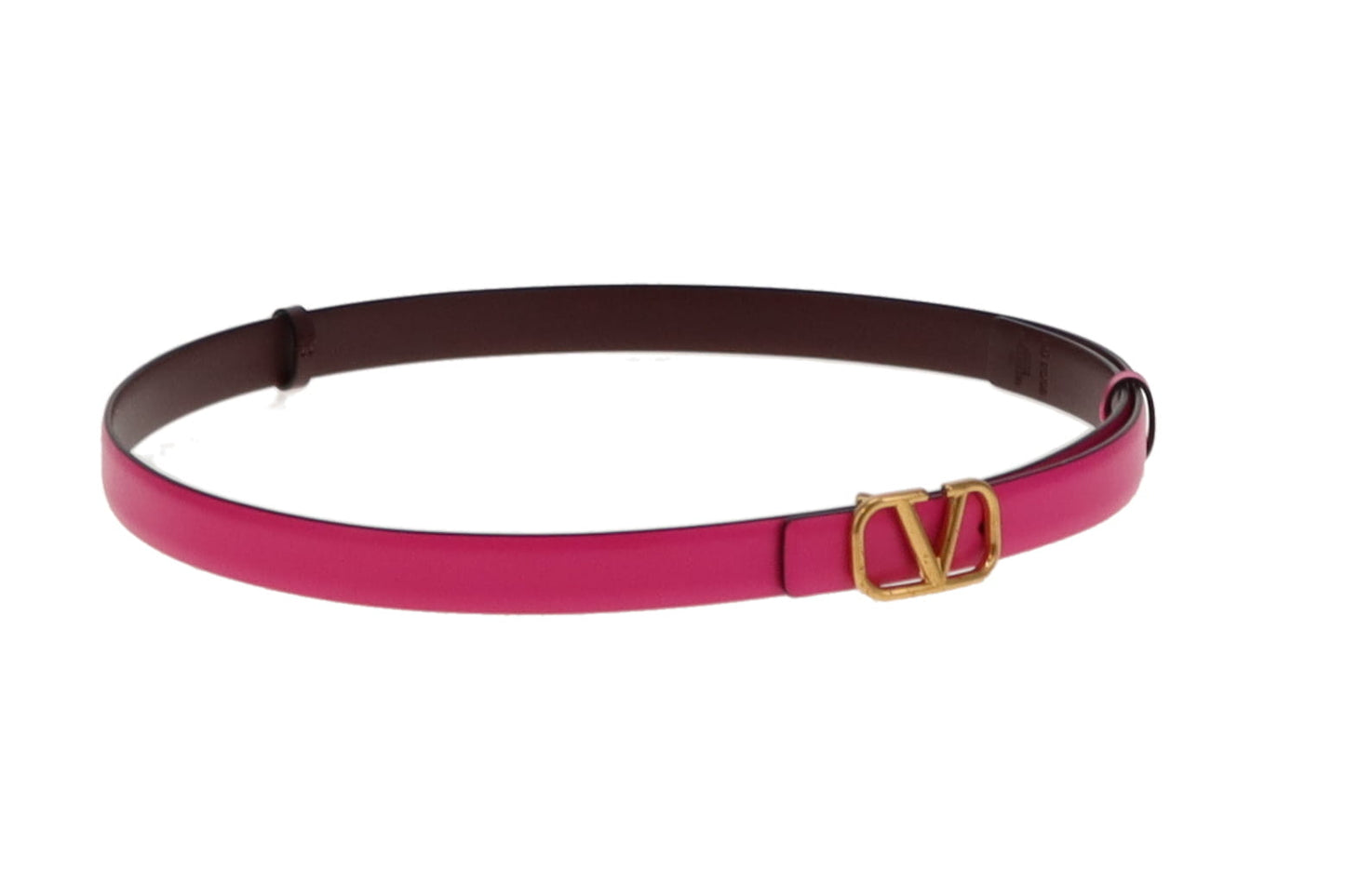 Valentino Belt Pink Leather 90cm