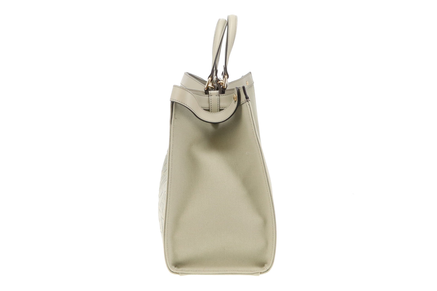 Fendi Green Tea Peekaboo FF Logo X-Tote
