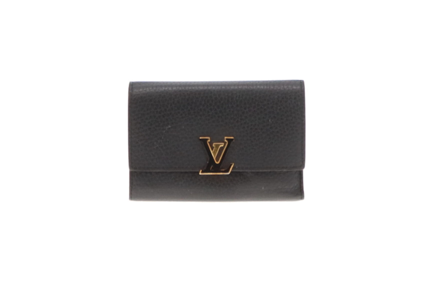 Louis Vuitton Black Capucines Wallet (NFID)