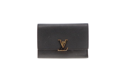 Louis Vuitton Black Capucines Wallet (NFID)