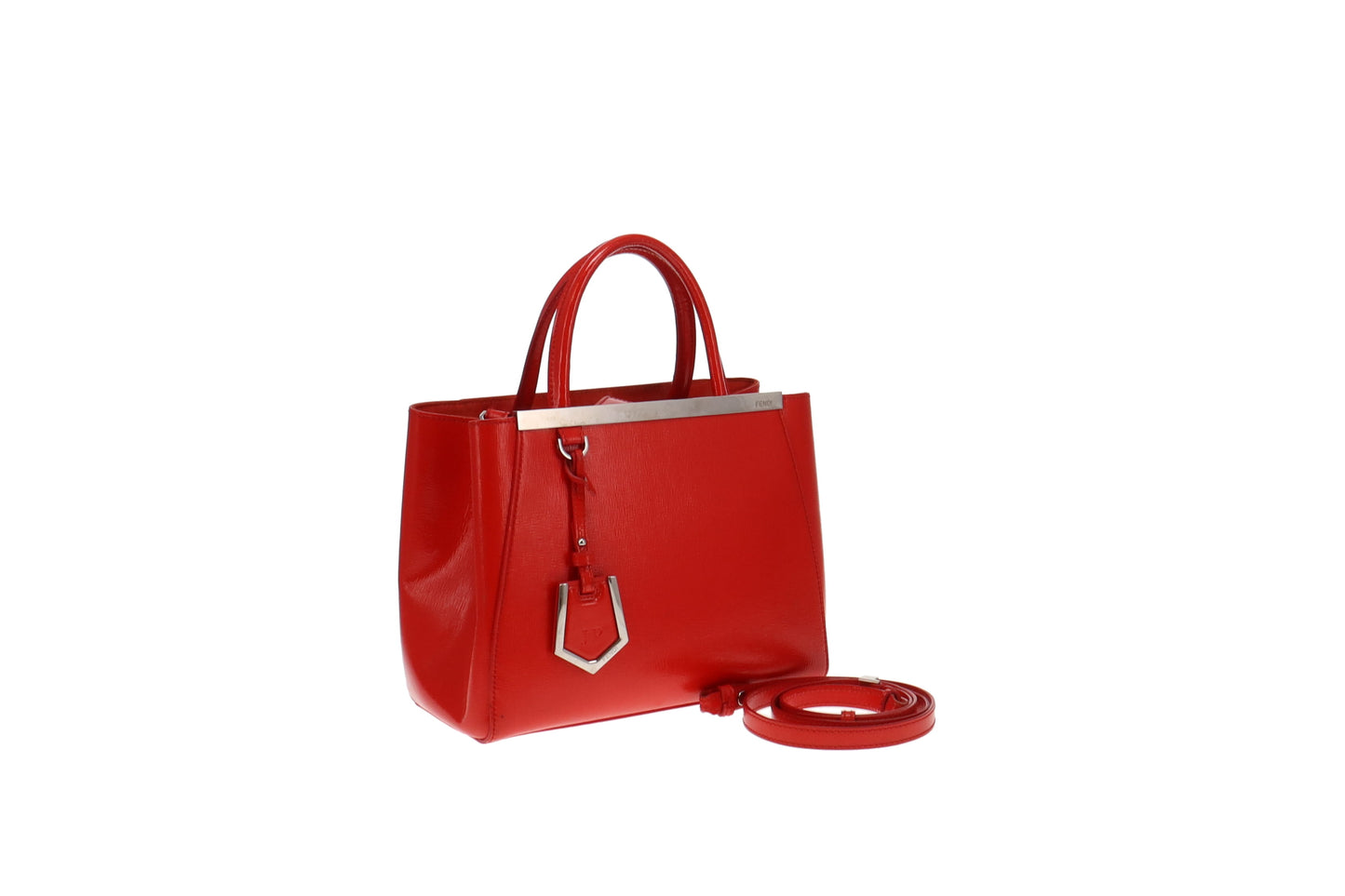Fendi Red Patent Leather Petite 2Jour