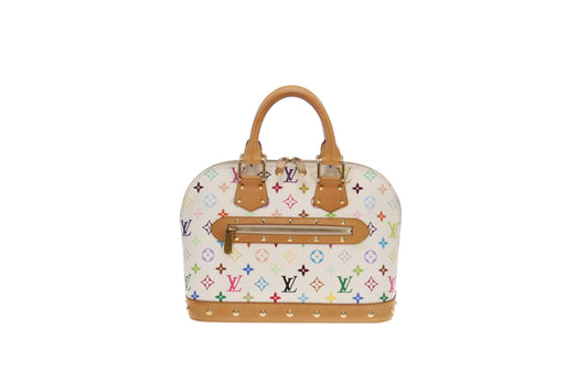 Louis Vuitton Takashi Murakami White Multi Alma