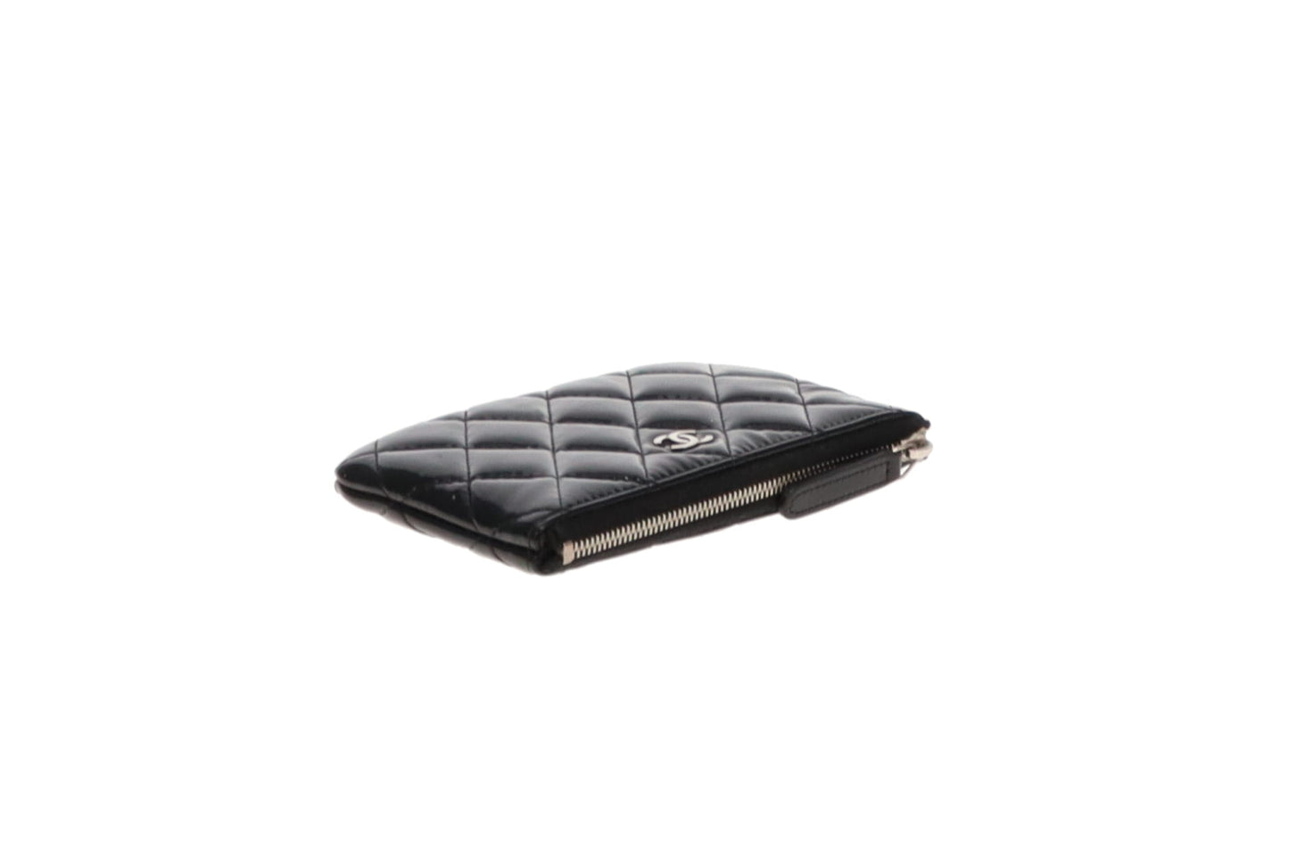 Chanel Black Patent Leather O Case 2014/15