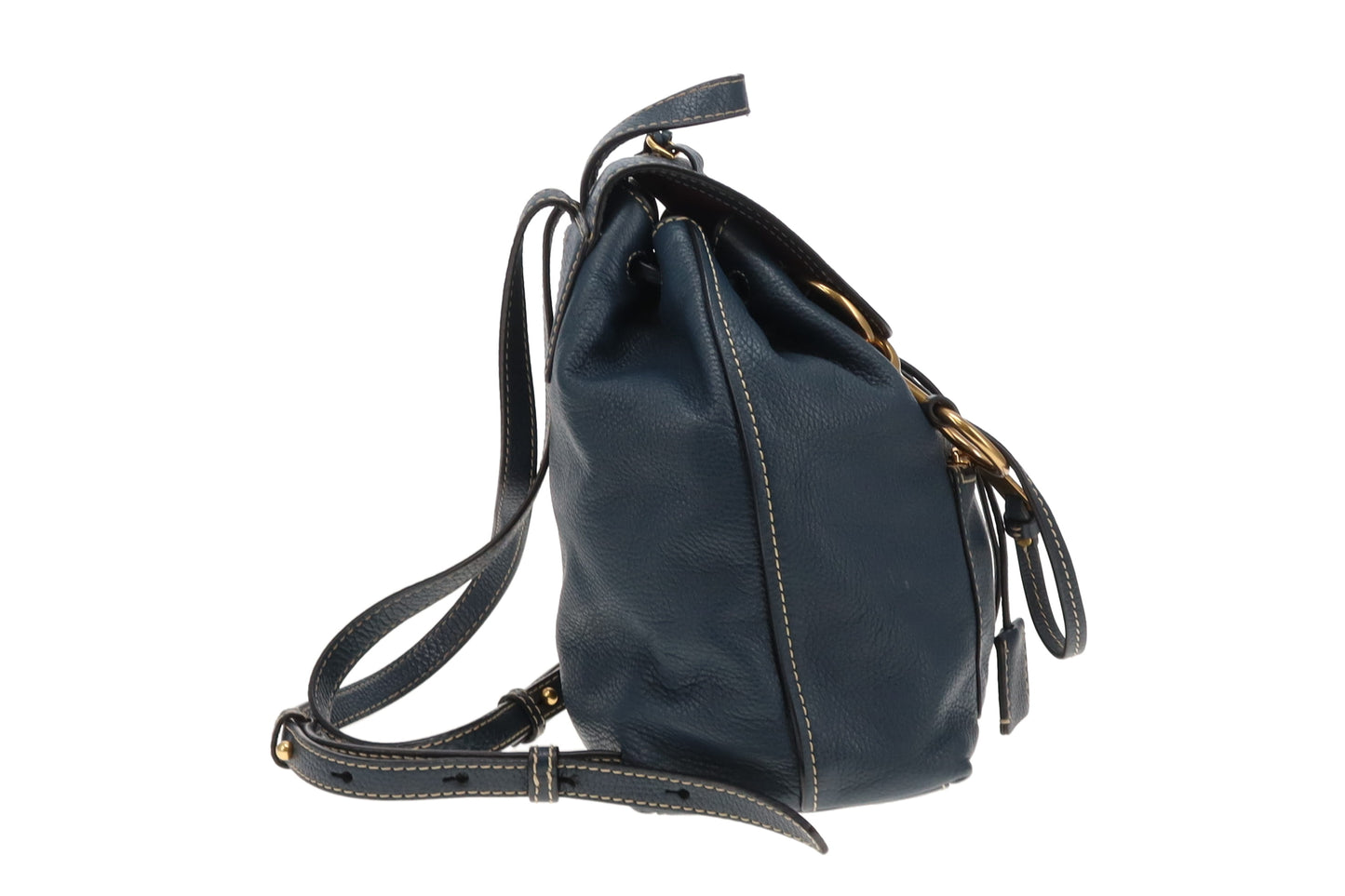 Marc Jacobs Blue Leather The Bold Grind Backpack