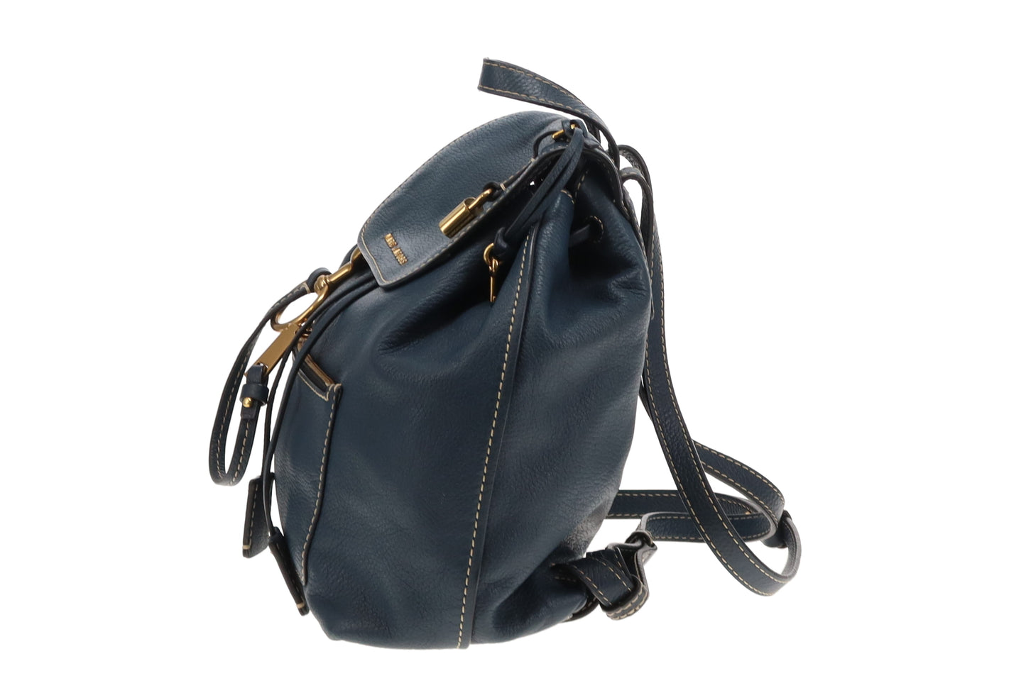 Marc Jacobs Blue Leather The Bold Grind Backpack