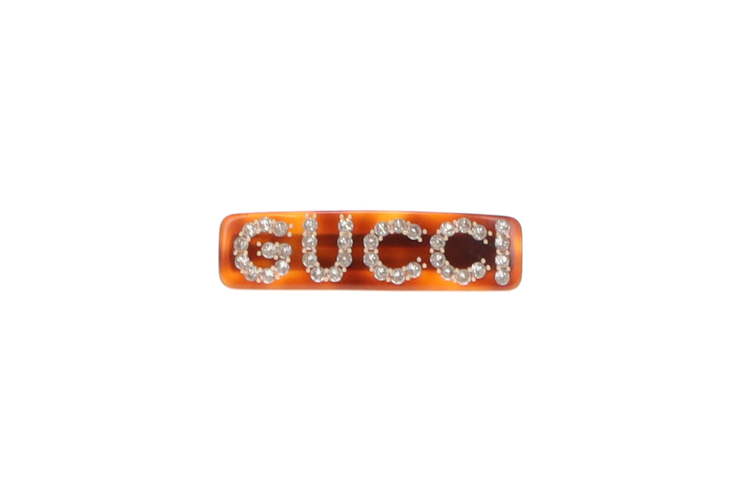 Gucci Crystal Logo Single Hair Clip