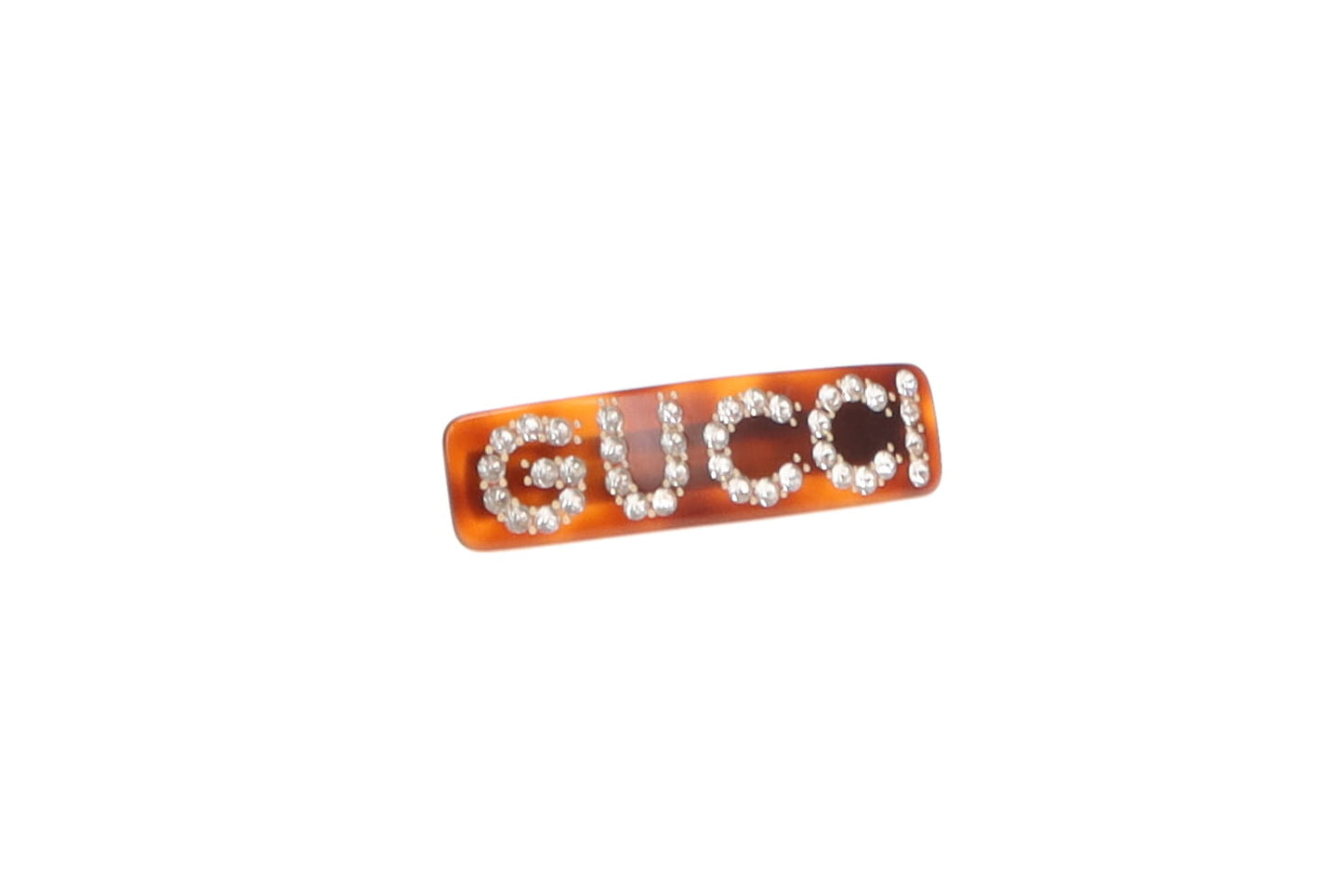 Gucci Crystal Logo Single Hair Clip