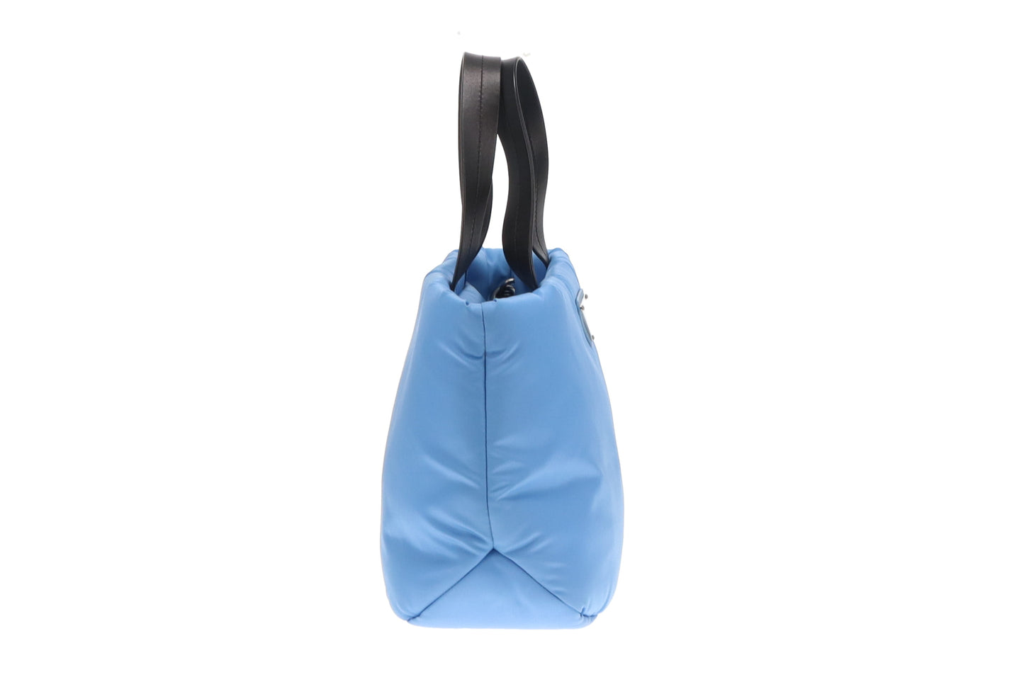 Prada Puffer Tote Small Blue Nylon