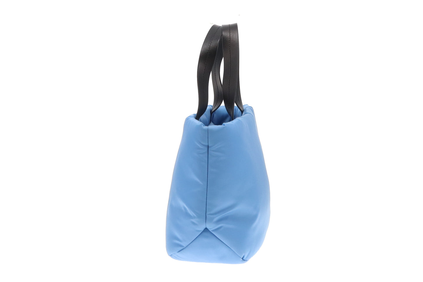 Prada Puffer Tote Small Blue Nylon