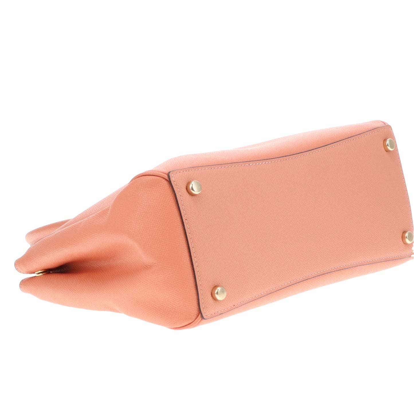 Coach Surrey Carryall Peach Crossgrain Leather
