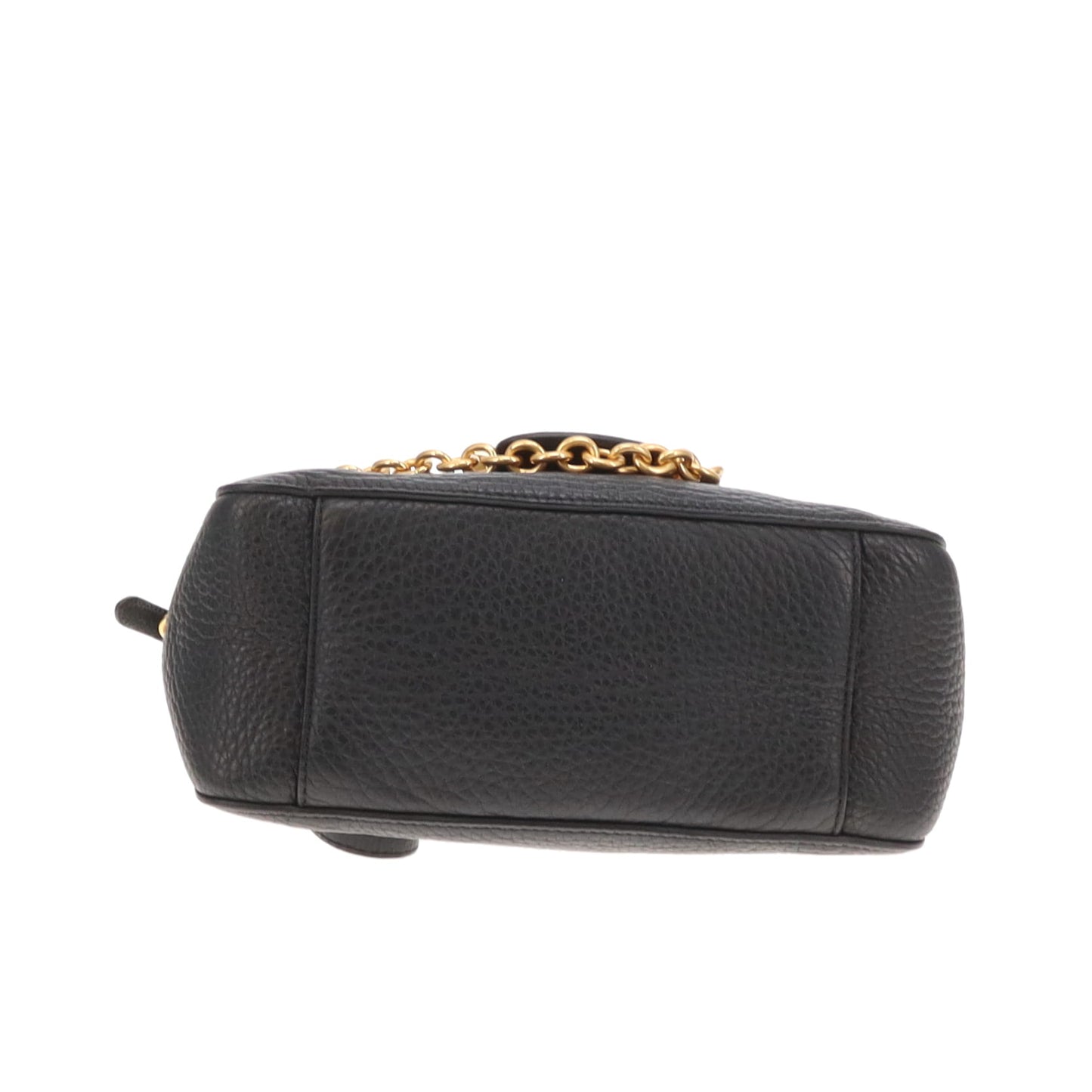 Mulberry Keeley Mini Black In Heavy Grain Leather