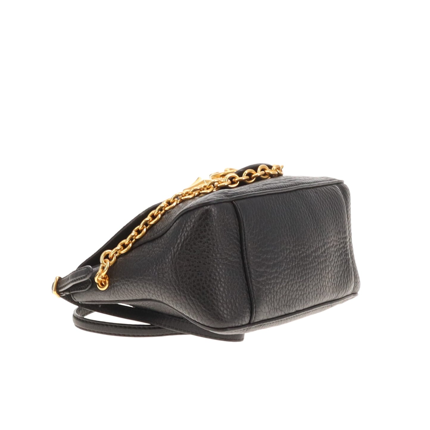 Mulberry Keeley Mini Black In Heavy Grain Leather