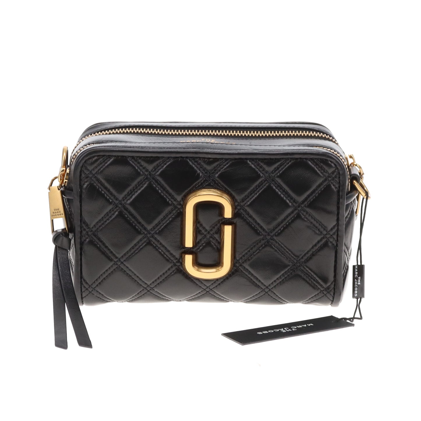 Marc Jacobs Quilted SoftShot Black GHW
