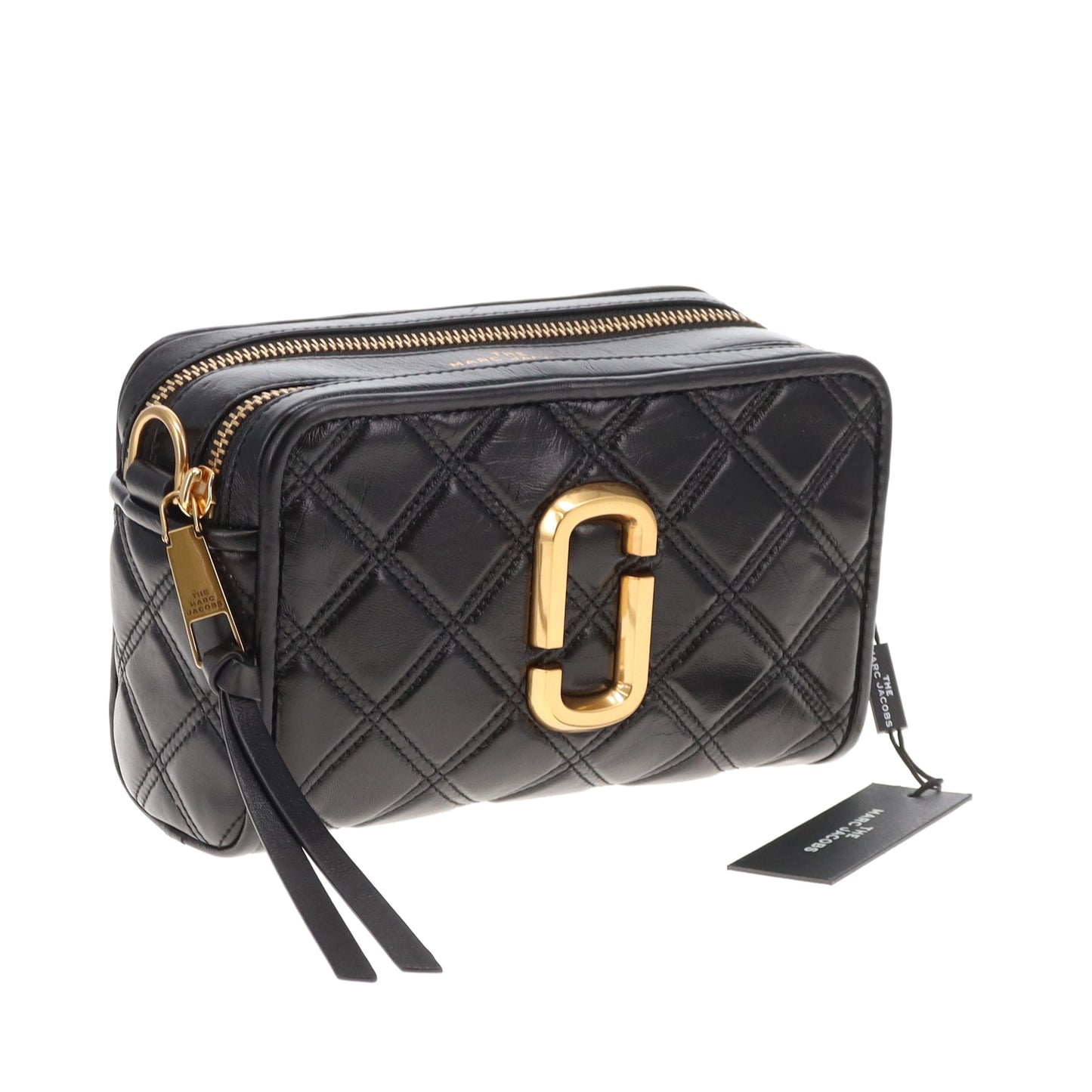Marc Jacobs Quilted SoftShot Black GHW