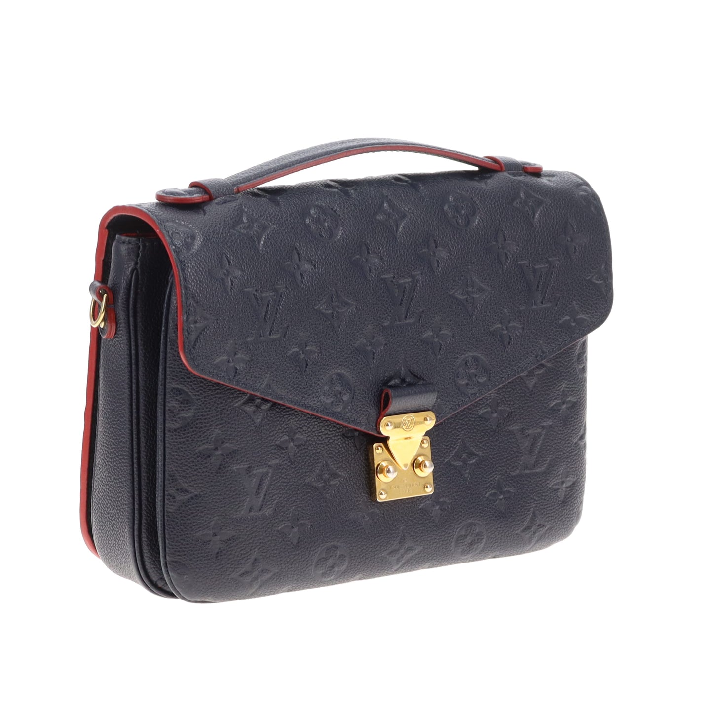 Louis Vuitton Pochette Metis Marine & Rouge Empreinte AR5129