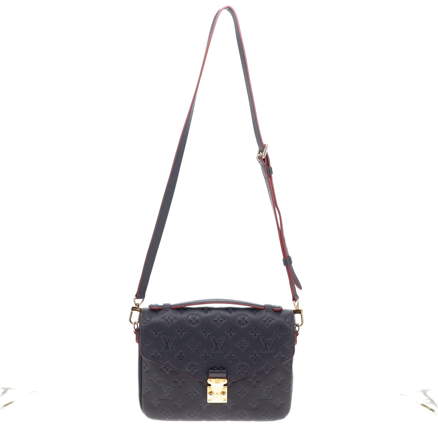 Louis Vuitton Pochette Metis Marine & Rouge Empreinte AR5129
