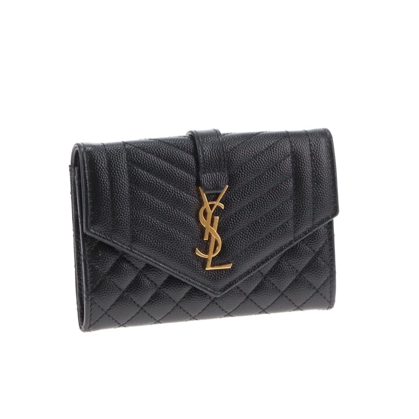 Saint Laurent Envelope Card Holder Mixed Matelasse 2021