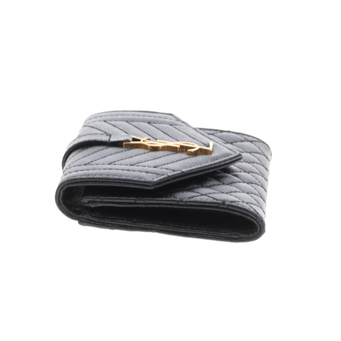 Saint Laurent Envelope Card Holder Mixed Matelasse 2021