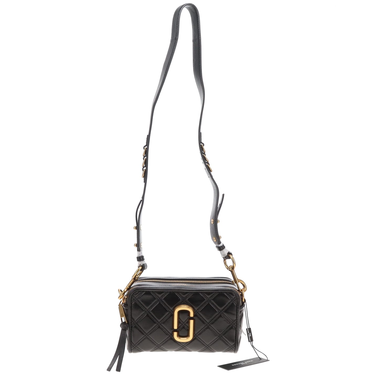 Marc Jacobs Quilted SoftShot Black GHW