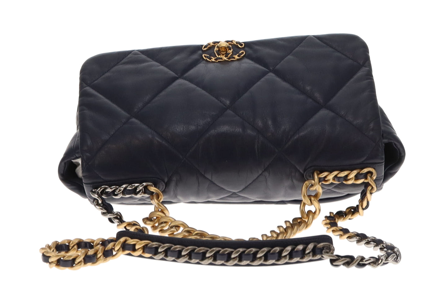 Chanel 19 Maxi Flap Navy 2020