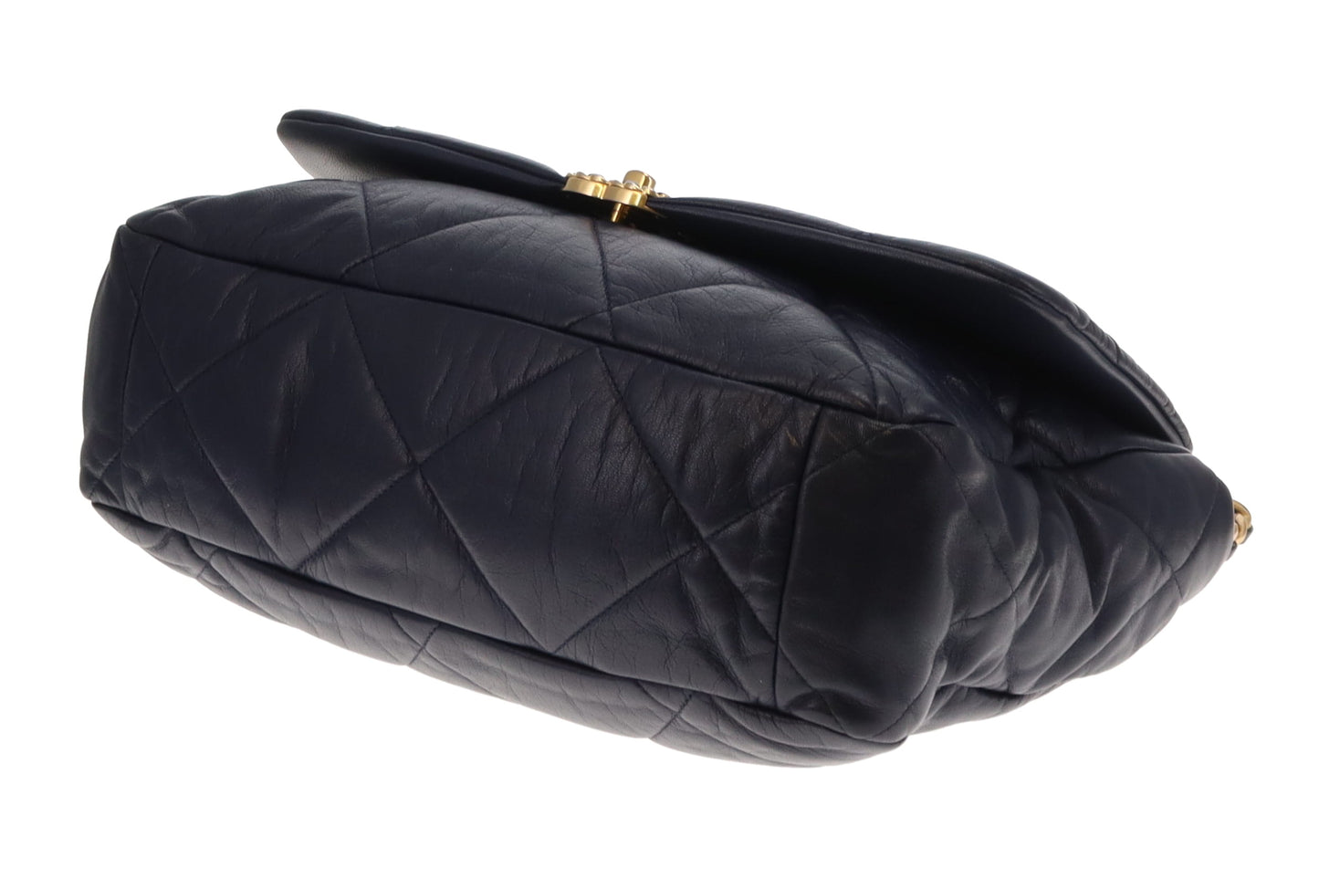 Chanel 19 Maxi Flap Navy 2020