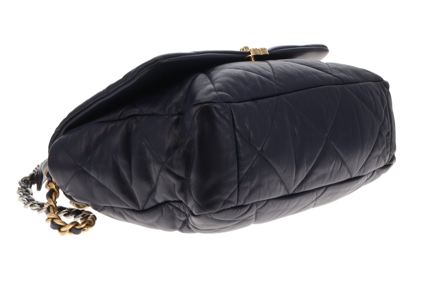 Chanel 19 Maxi Flap Navy 2020