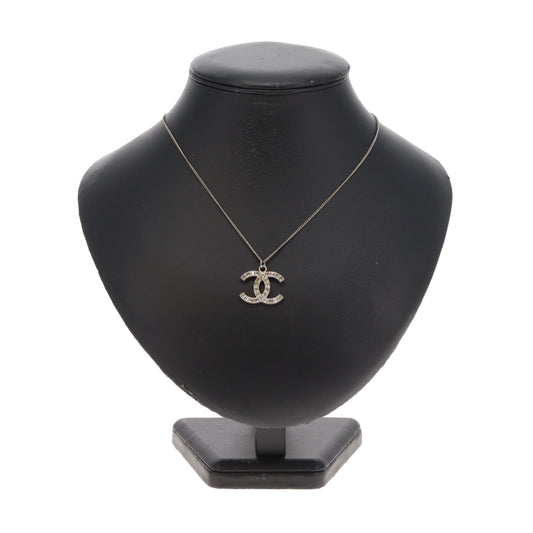 Chanel Strass CC Pendant Short Necklace
