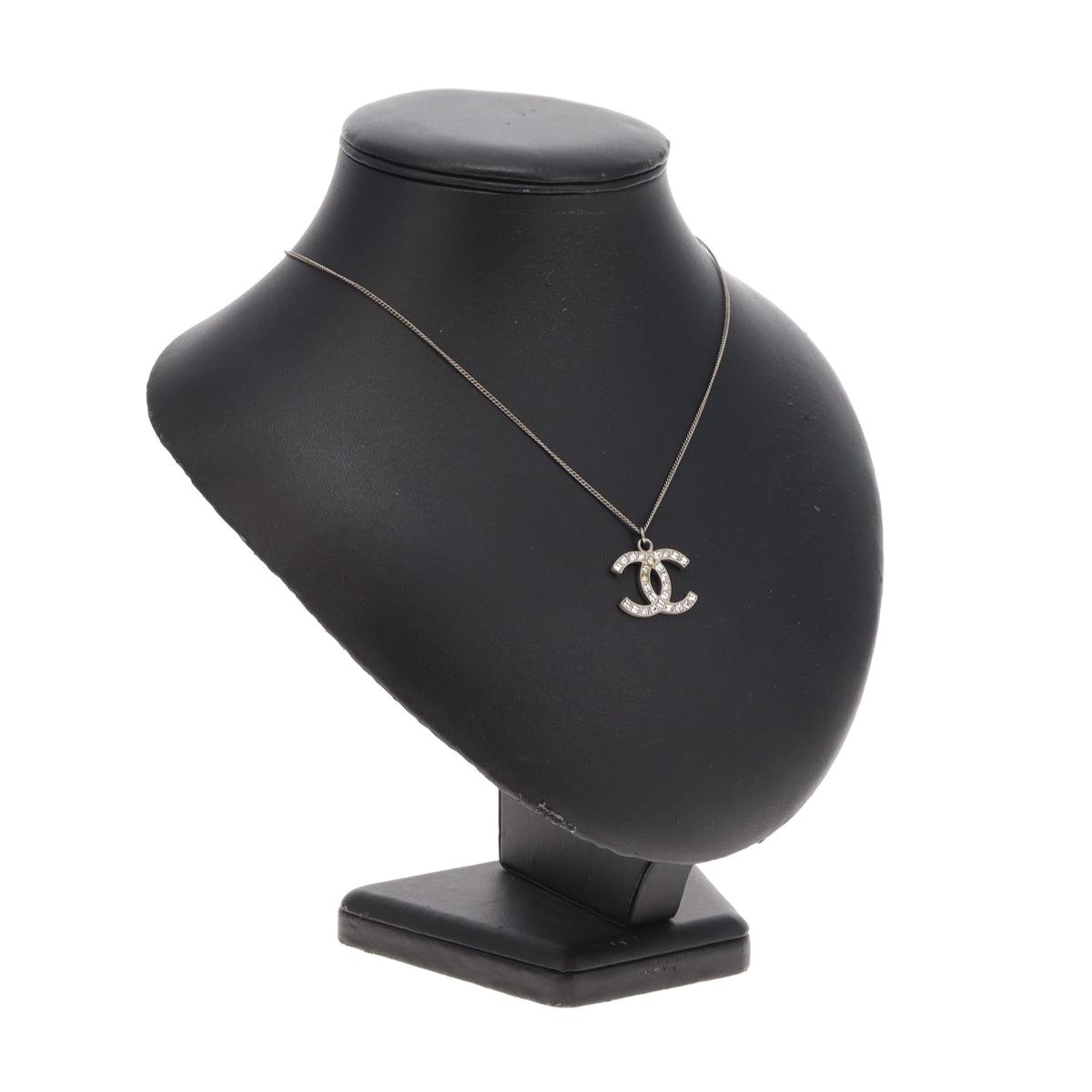 Chanel Strass CC Pendant Short Necklace