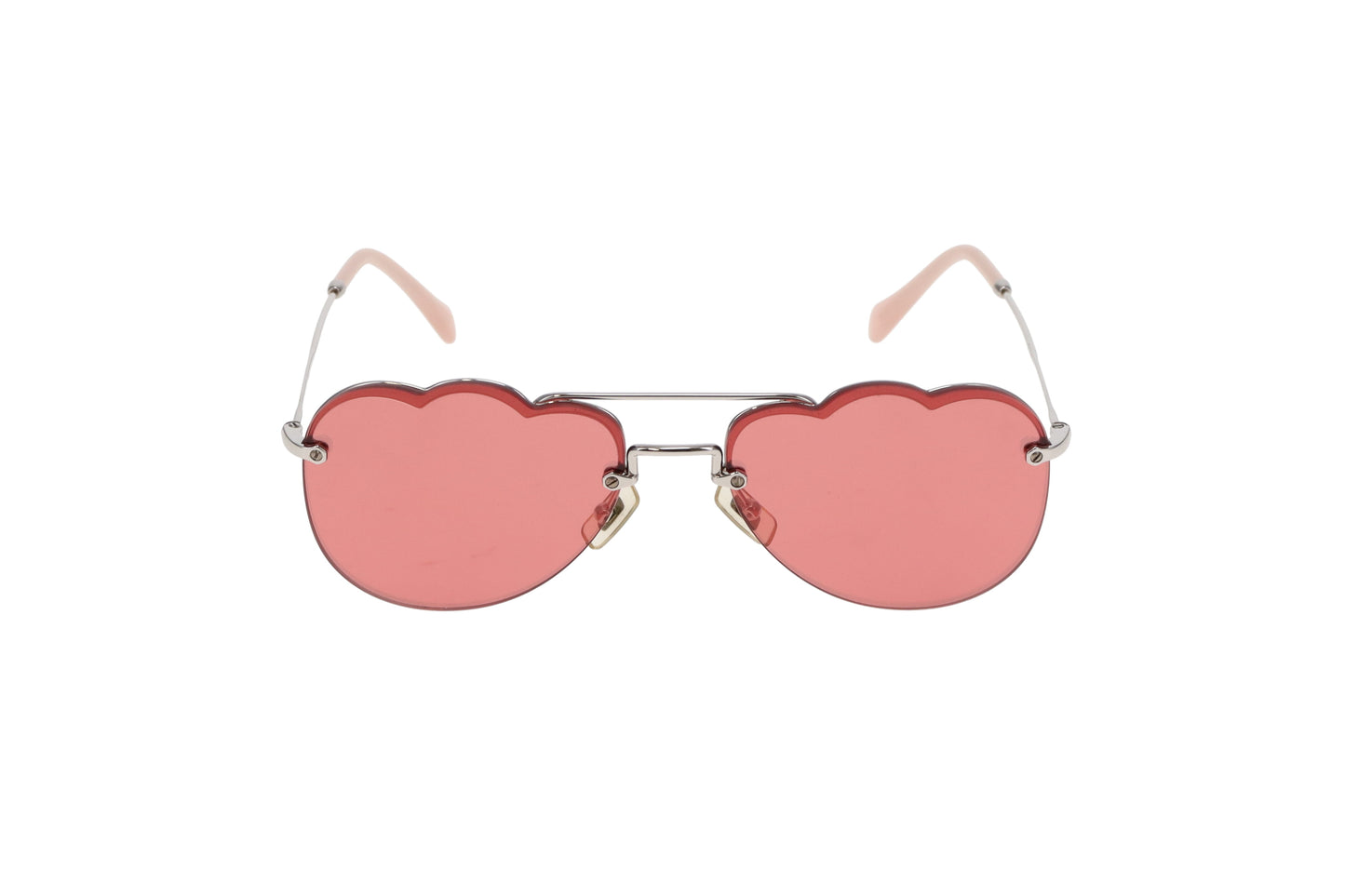 Miu Miu Pink Cloud Lens SMU 56U Sunglasses