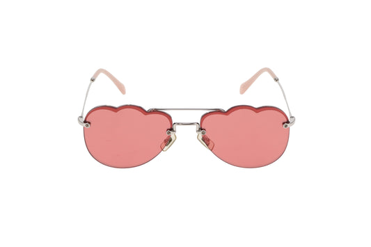 Miu Miu Pink Cloud Lens SMU 56U Sunglasses