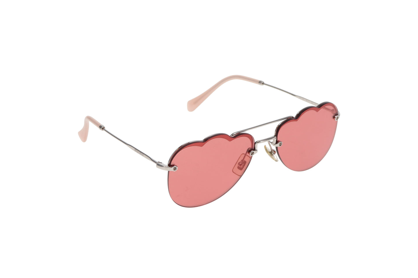Miu Miu Pink Cloud Lens SMU 56U Sunglasses
