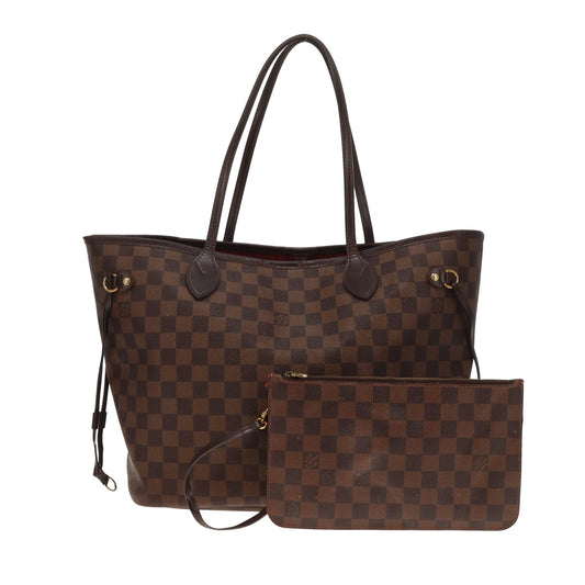 Louis Vuitton Neverfull MM Damier Ebene (with Pochette) SF4156 - 2016