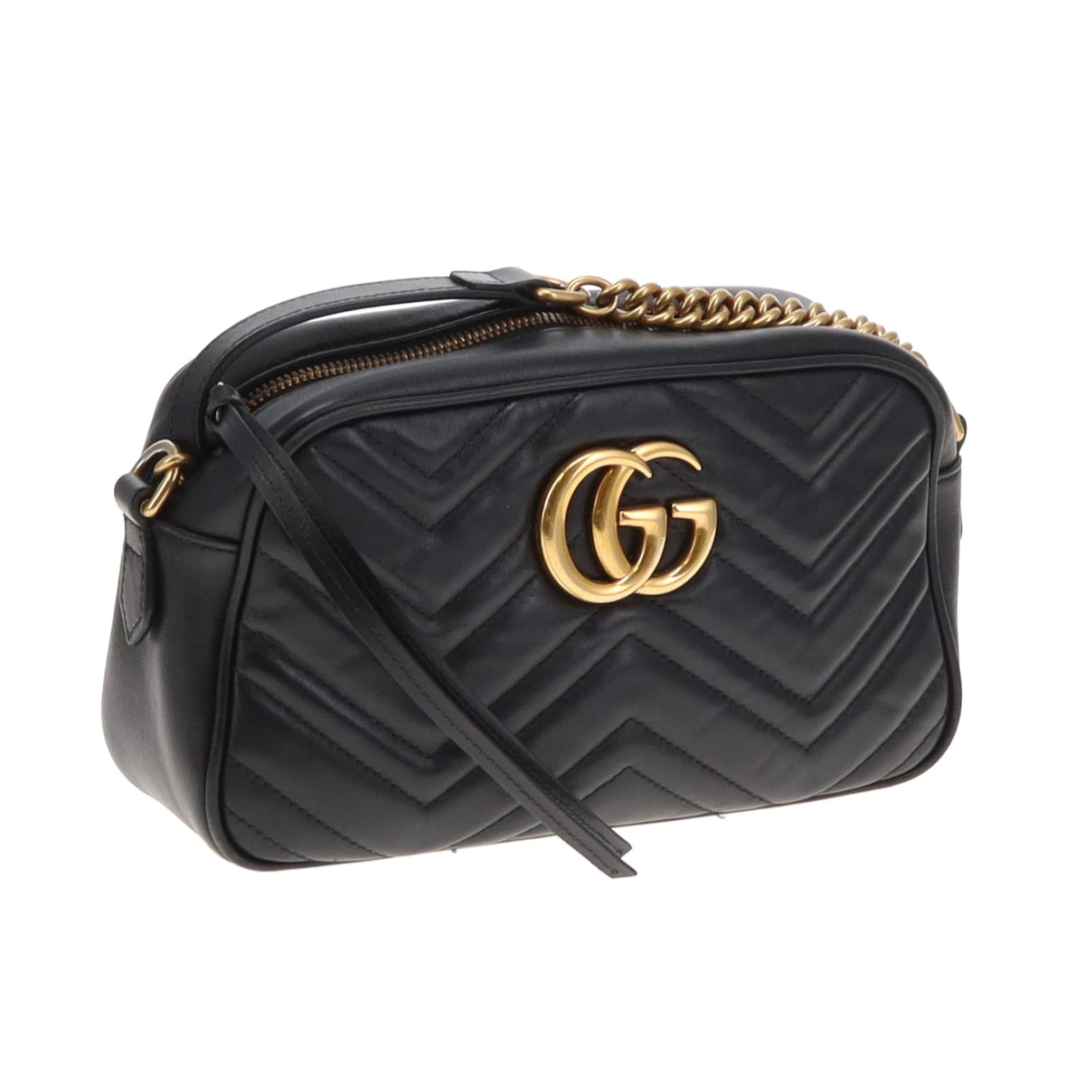 Gucci Marmont Camera Bag (OM Small) Black GHW