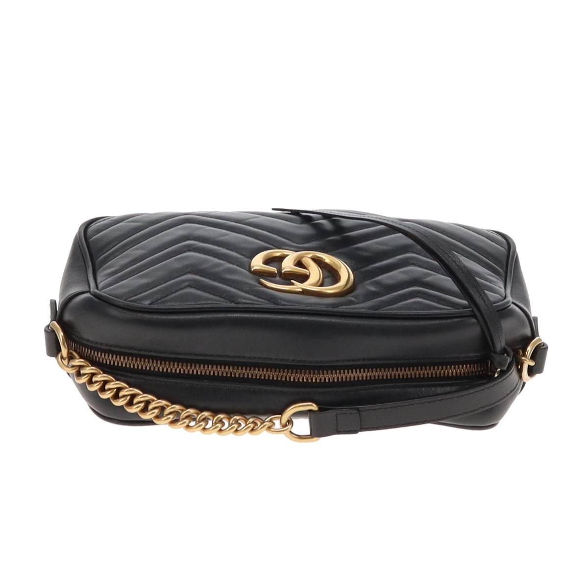 Gucci Marmont Camera Bag (OM Small) Black GHW