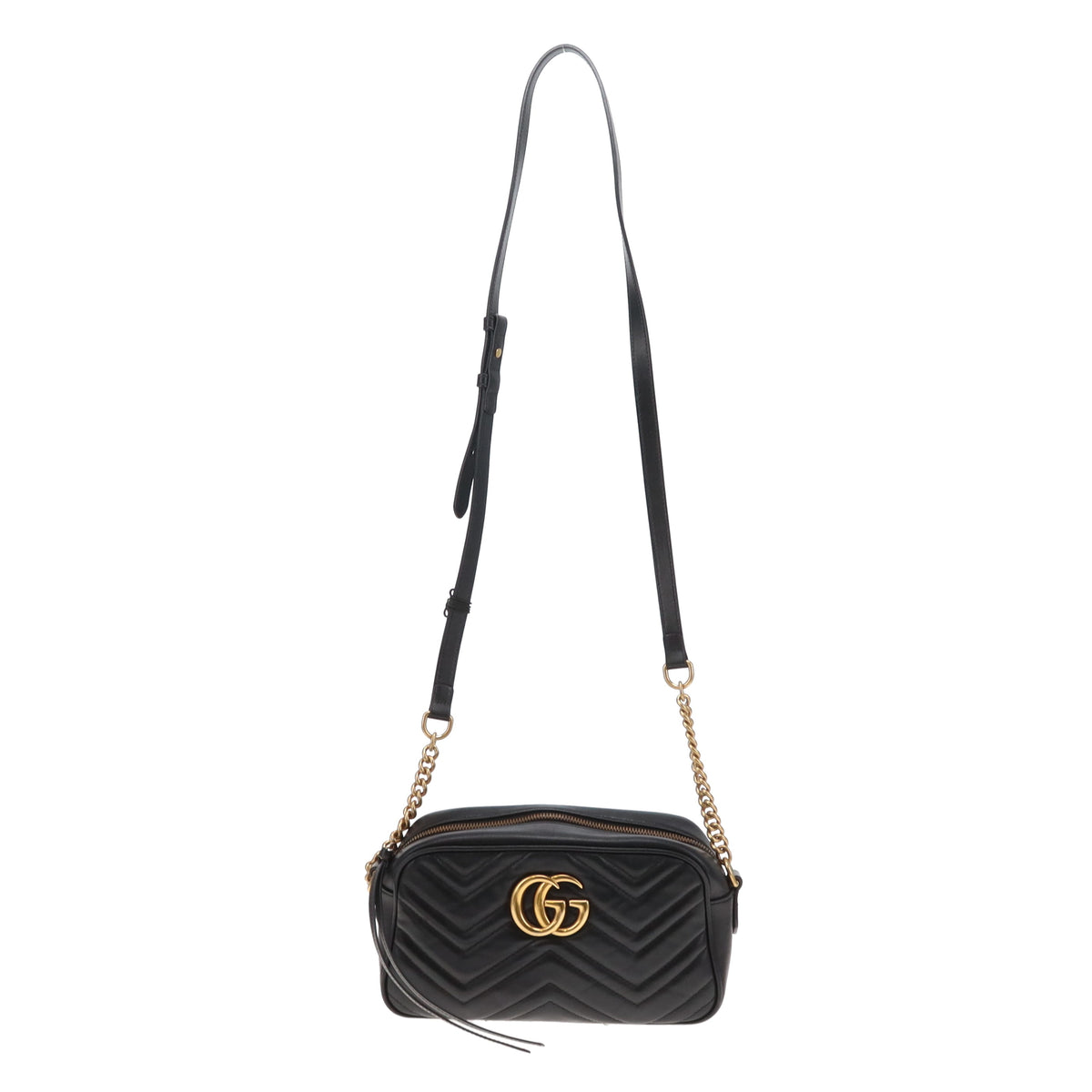 Gucci Marmont Camera Bag (OM Small) Black GHW