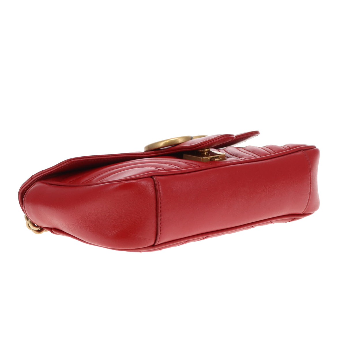 Gucci Marmont Flap Old Model Mini Red GHW