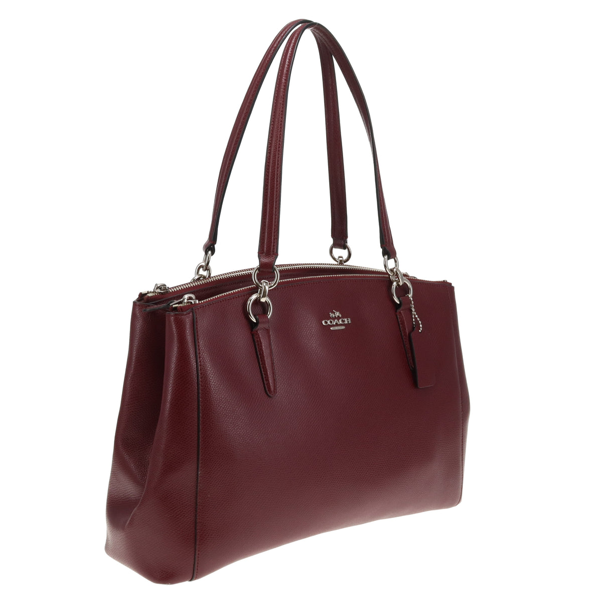 Coach Christie Carryall Burgundy SHW