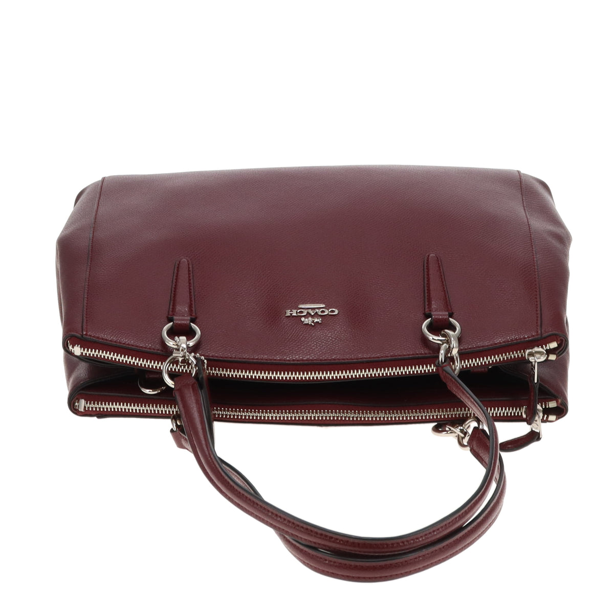 Coach Christie Carryall Burgundy SHW