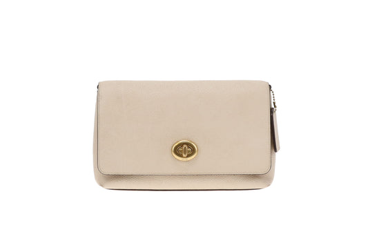 Coach Crosstown Crossbody Cream Leather