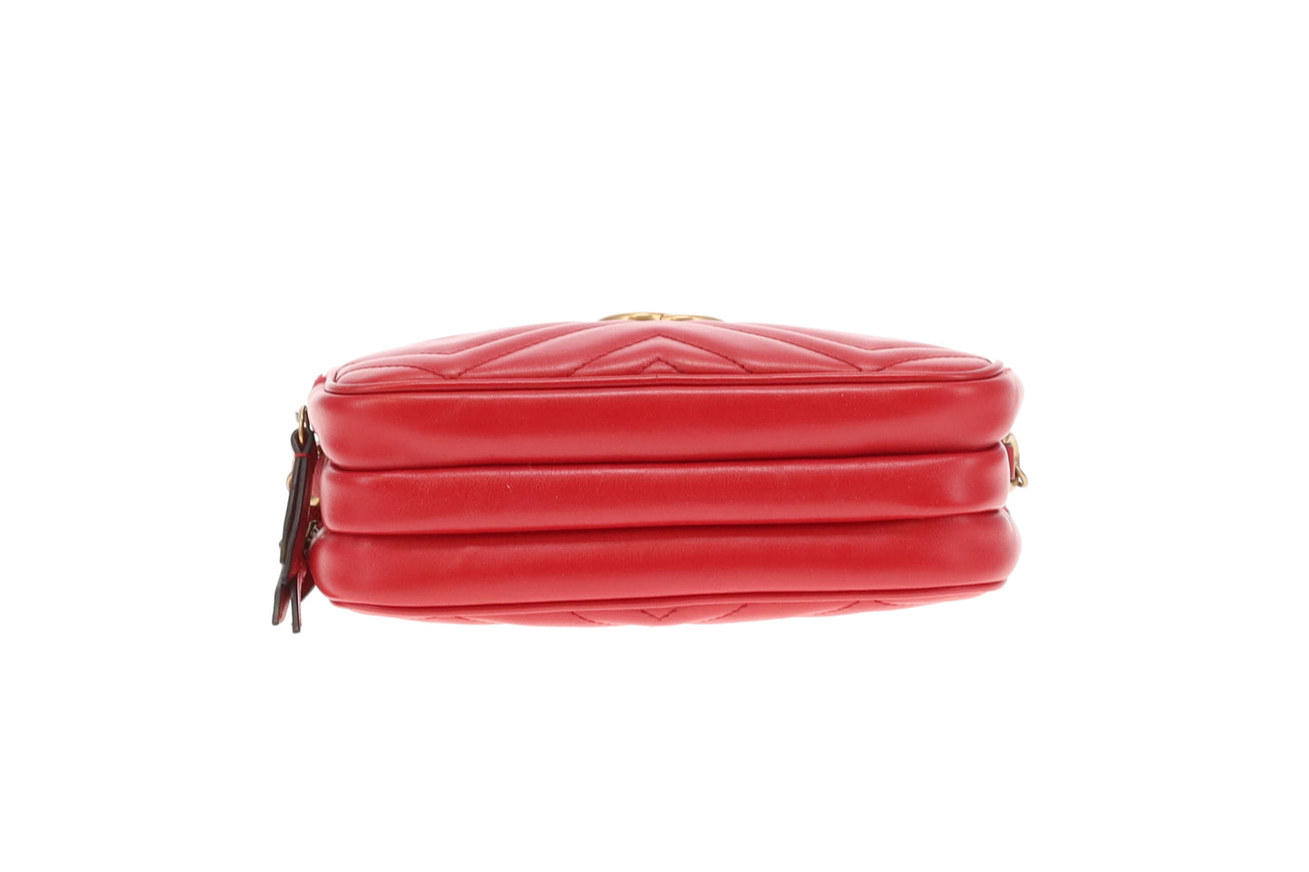 Gucci Marmont Trio Pouch Chain Bag Red