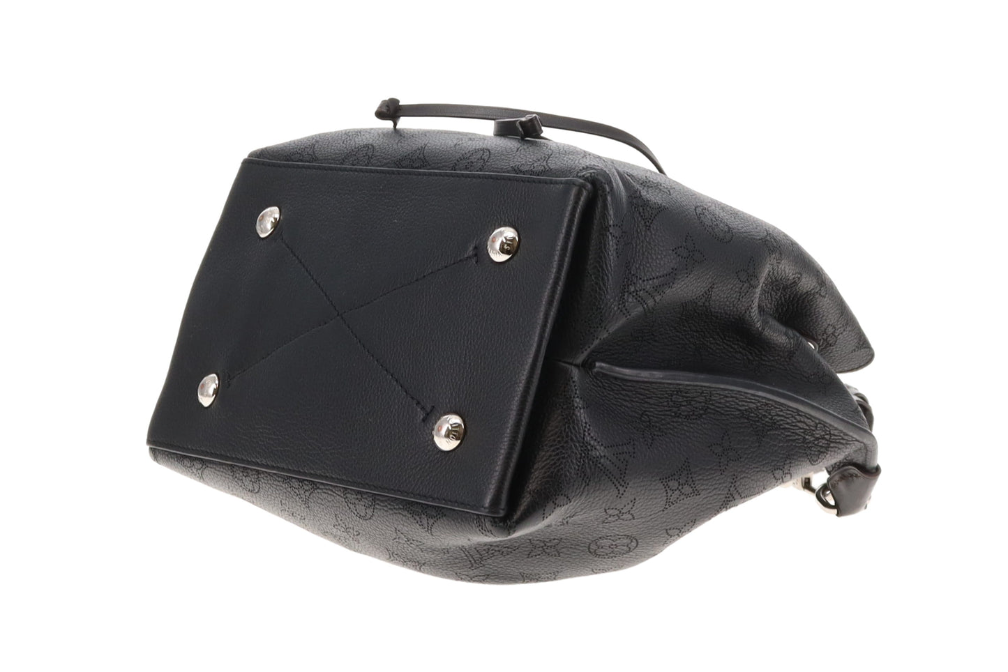 Louis Vuitton Black  Mahina Shoulder Bucket Bag