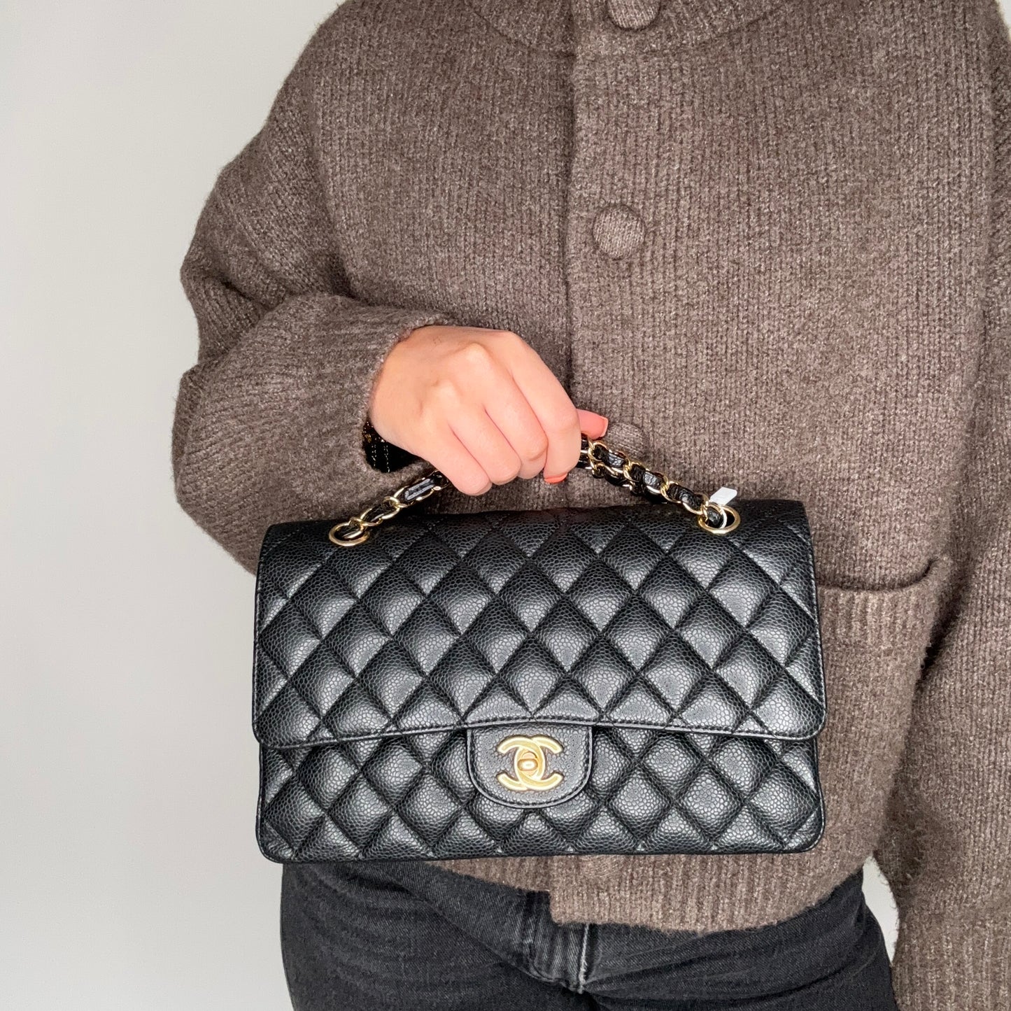 Chanel Classic Double Flap Medium Black Caviar GHW 2009/10