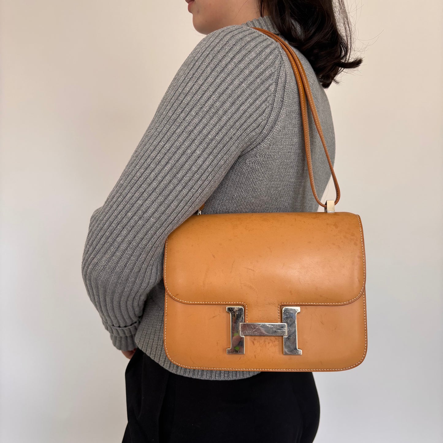 Hermes Constance 23 Vache Natural PHW 2009