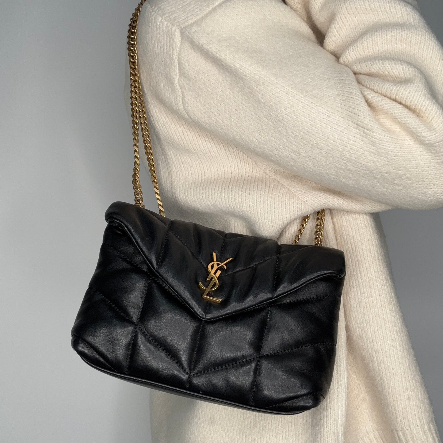 Saint Laurent Toy Puffer Black 2024