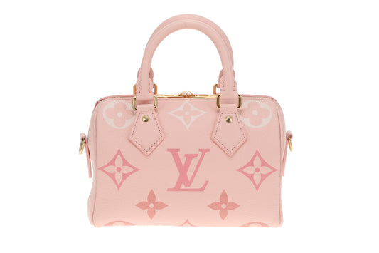 Louis Vuitton Speedy 20 Bando Pink Degrade Monogram Empreinte (NFID)